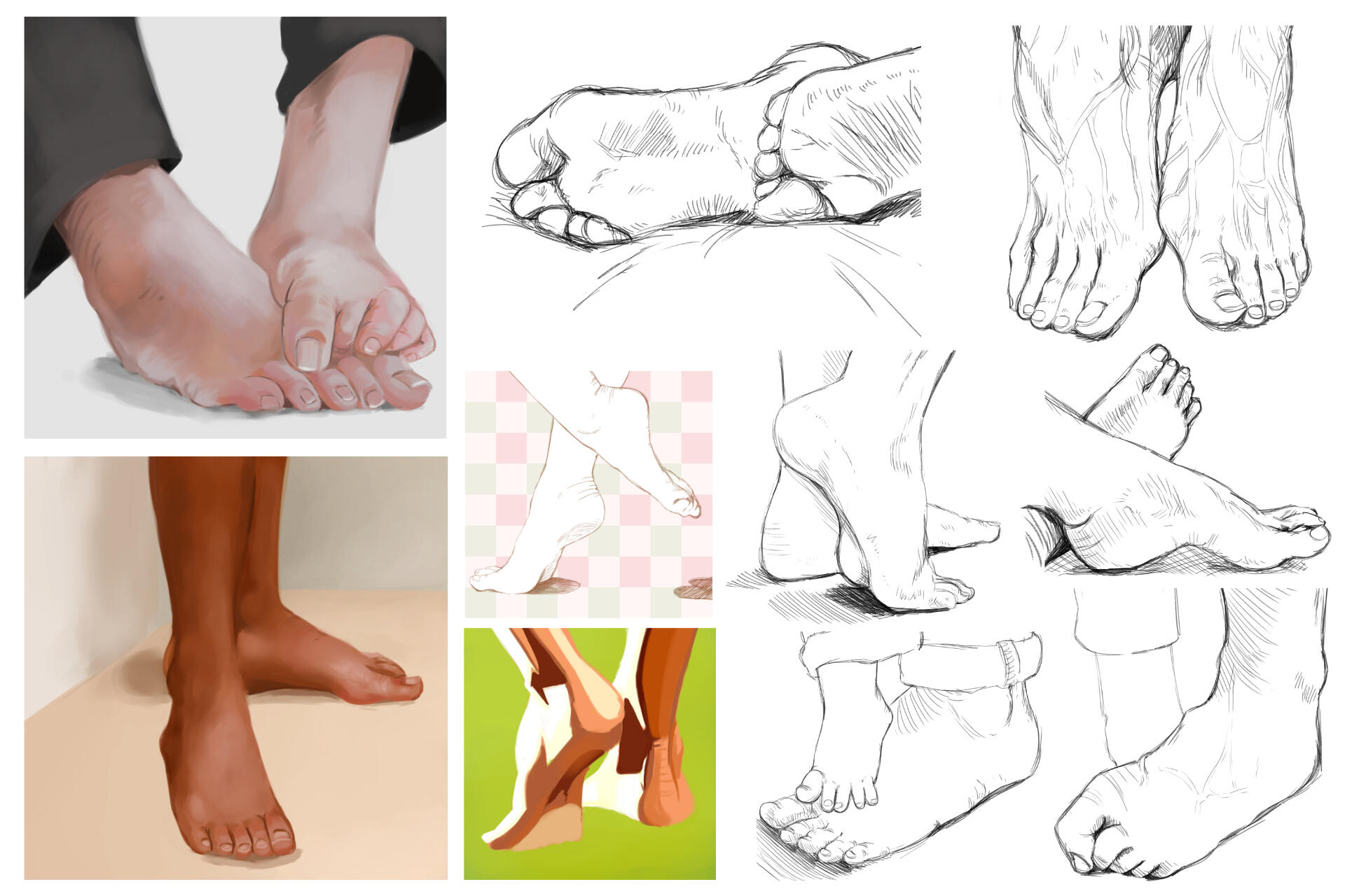 Weekly Challenge Feet Study. Digital. 2019.